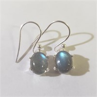 $100 Silver Labradorite Earrings