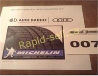 Set of 4 Winter Tires Courtesy of Audi Barrie!