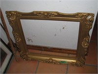 30"Gold wooden  frame