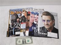 Lot of U2 Cover Rolling Stone Magazines