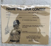 Rare Bluejays Name the Team Contest Form