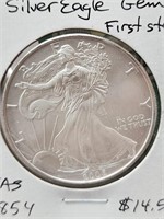2006 Silver Eagle 1 Oz Fine Silver One Dollar