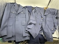 Vintage WWII Air Force Uniform, Felted Wool Jacket