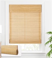 LazBlinds Cordless Bamboo Blinds, Bamboo Roll Up S