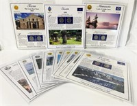 12 Postal Statehood Quarter Collector's Cards