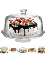 Extra Large (12") 6 in 1 Acrylic Cake Stand with