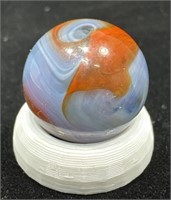 St. Mary’s ghost swirl marble 5/8" mint