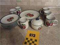 Apple Dishes, Plates, Saucers, Cups