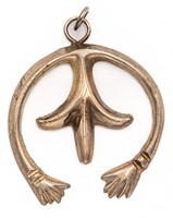 Navajo Sterling Naja Pendant