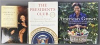 Presidential & First Lady Books Set of Three