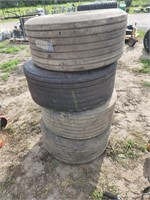 (4) MaxiTrac 12.5x16 Implement Tires