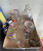 Flat of Collectible Glasses