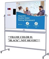 (READ) Magnetic Mobile Standing Whiteboard 72x40