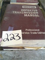 (2) Motor Service Manuals