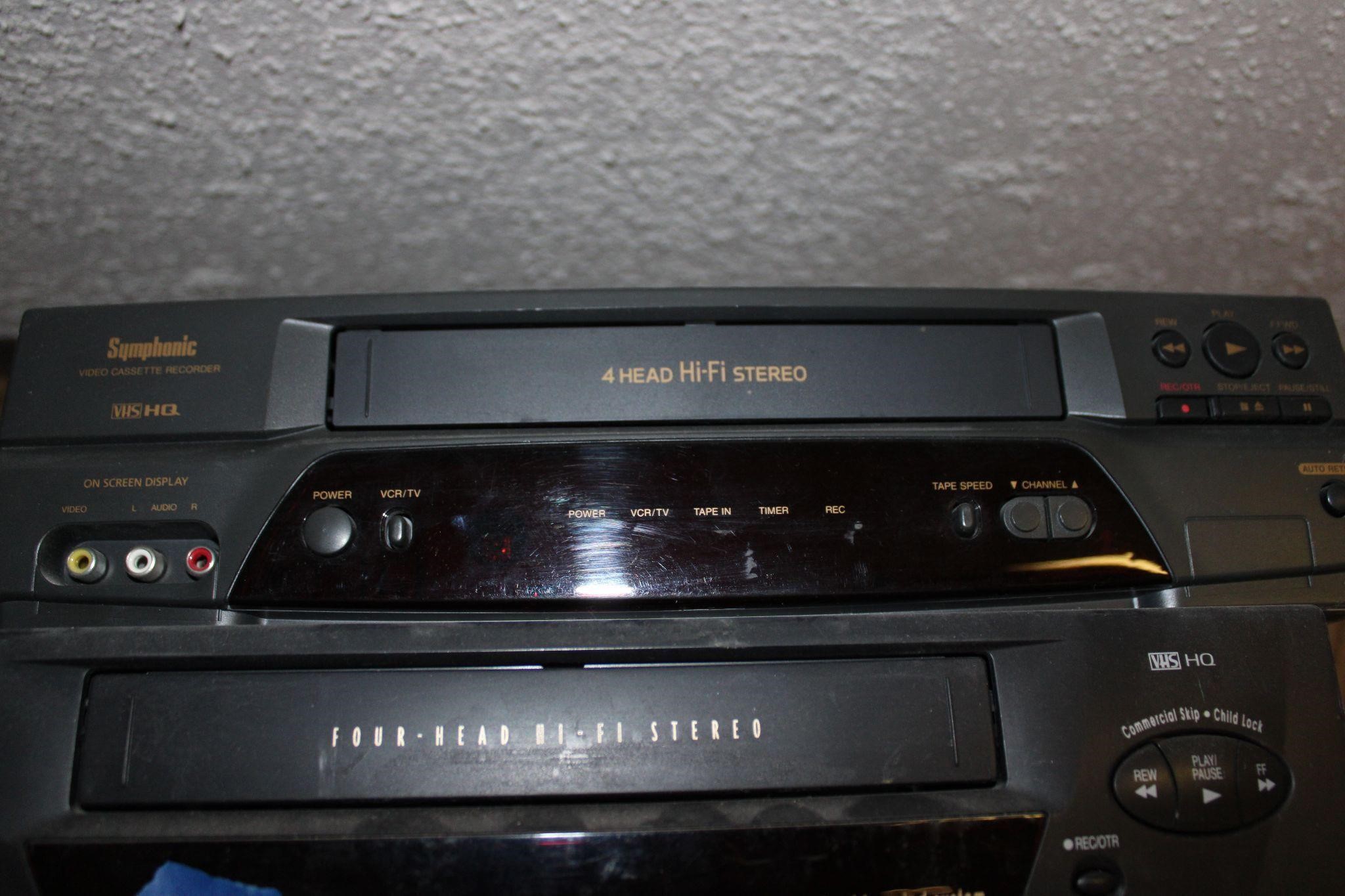 2 VHS Players