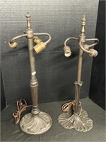 Pair of Vintage Bronze Table Lamps.