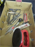 BOX LOT - STANLEY SCRATCH AWL. & ALLEN WRENCHES &