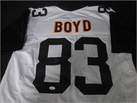 Tyler Boyd signed football jersey JSA COA