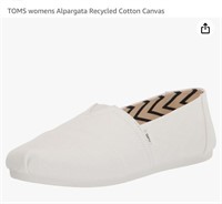 TOMS womens Alpargata Recycled Cotton Canvas