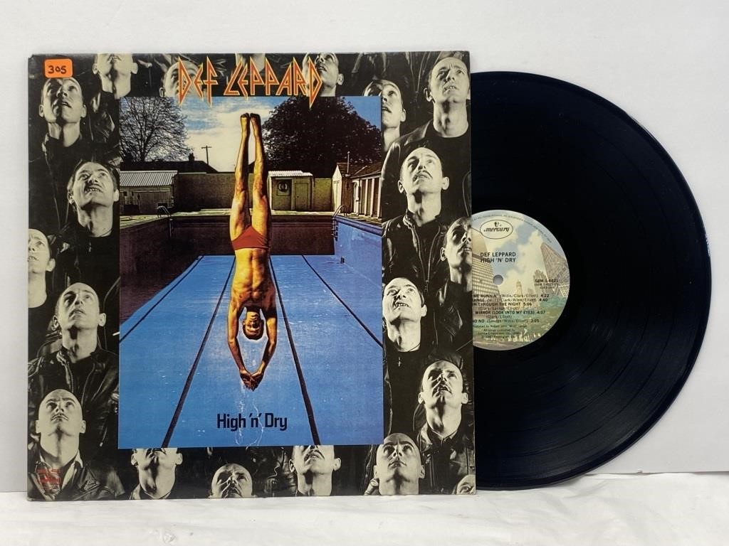 Def Leppard "High 'n' Dry Vintage Vinyl Album!