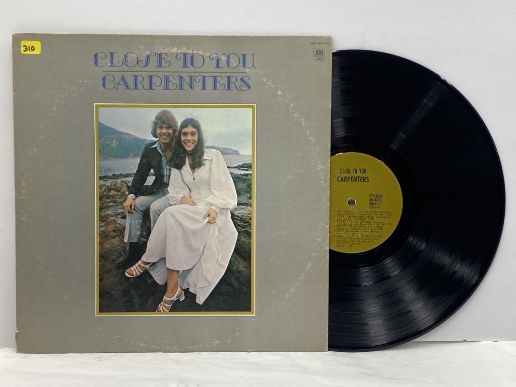 Vintage Carpenters "Close to You" Vinyl Album