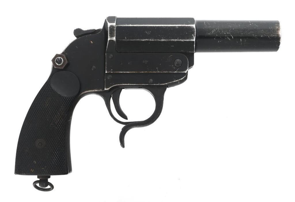 WWII GERMAN ERMA ERFURT KEMPFPISTOL FLARE PISTOL