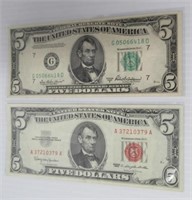 Five Dollar Federal Reserve Note Series 1950B and