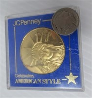 JC Penny American Style token medal from 1986 of