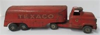 Pressed steel Buddy L Texaco truck and trailer.