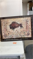 Buffalo Tribe Journey Framed Poster