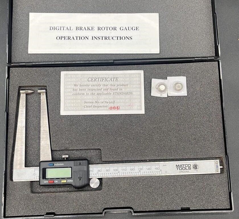 Matco Digital Brake Rotor Gauge NIB