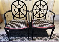 Spider Web Back Side Armchairs (2)