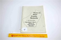 Paperback Book - Notes of Adair County Kentucky