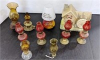 Sm Oil Lamps, Music Box & Figurines