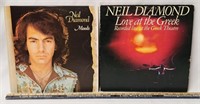 2 NEIL DIAMOND Vinyl Records-1972/1977