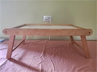 Wooden Folding TV Tray Laptop Serving Snack Table