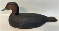 DESIRABLE EARLY E. LOSSIER HAND CARVED DUCK DECOY