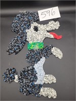 Vintage Plastic "Popcorn" Poodle