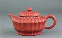 Chinese Zisha Fine Teapot Signed Yu Xiaoxian