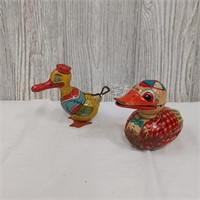 Wind Up Metal Duck Toys