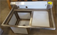 Advance Tabco Deep Stainless Steel Sink