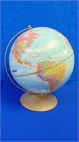 Vintage World Globe ( Maclean's ) On Stand
