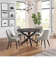 Huxton 5 Piece Round Dining Set (pre-owned