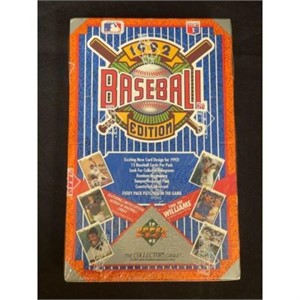 1992 Upper Deck Baseball Sealed Wax Box
