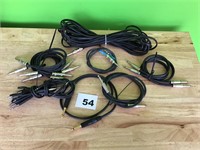 Instrument / Amplifier Cables lot of 8