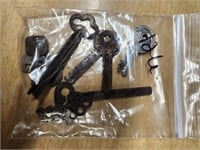 Assortment old keys