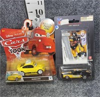 Disney Cars and Pittsburg Steelers Cars