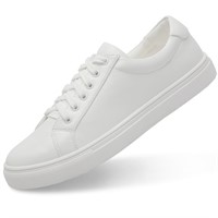 WF1531  Yolanda Zula White Lace Sneakers 8