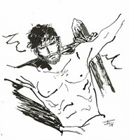 Pellejero. Page de recherche Corto Maltese