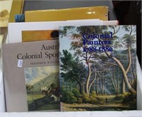 Seven books on Australian colonial artists